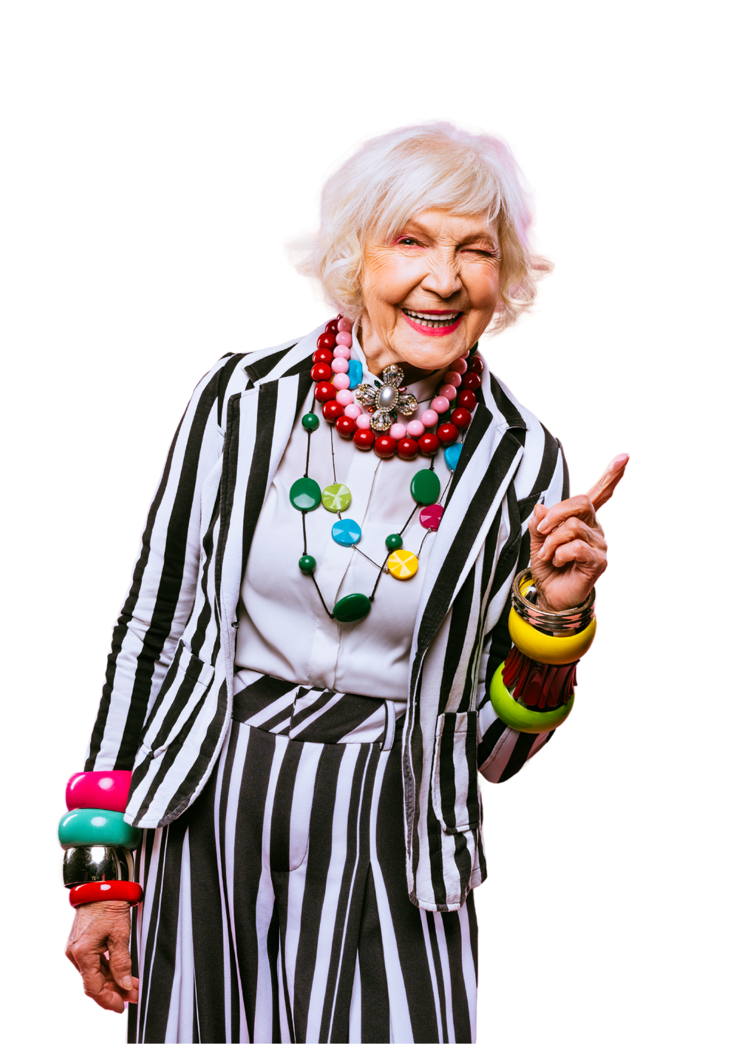 A Heyday member pointing the way